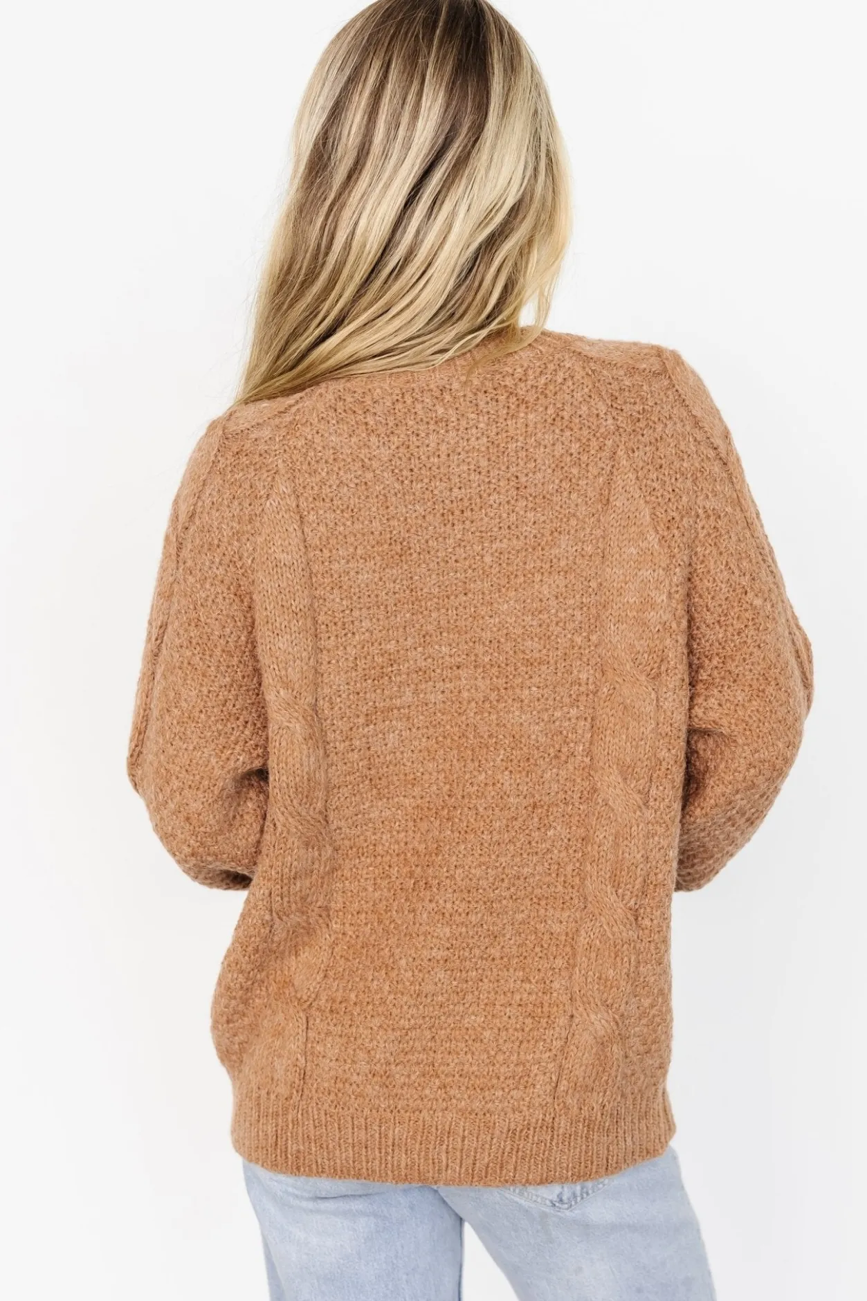 Online Baltic Born Lukas Cable Knit Sweater | Camel