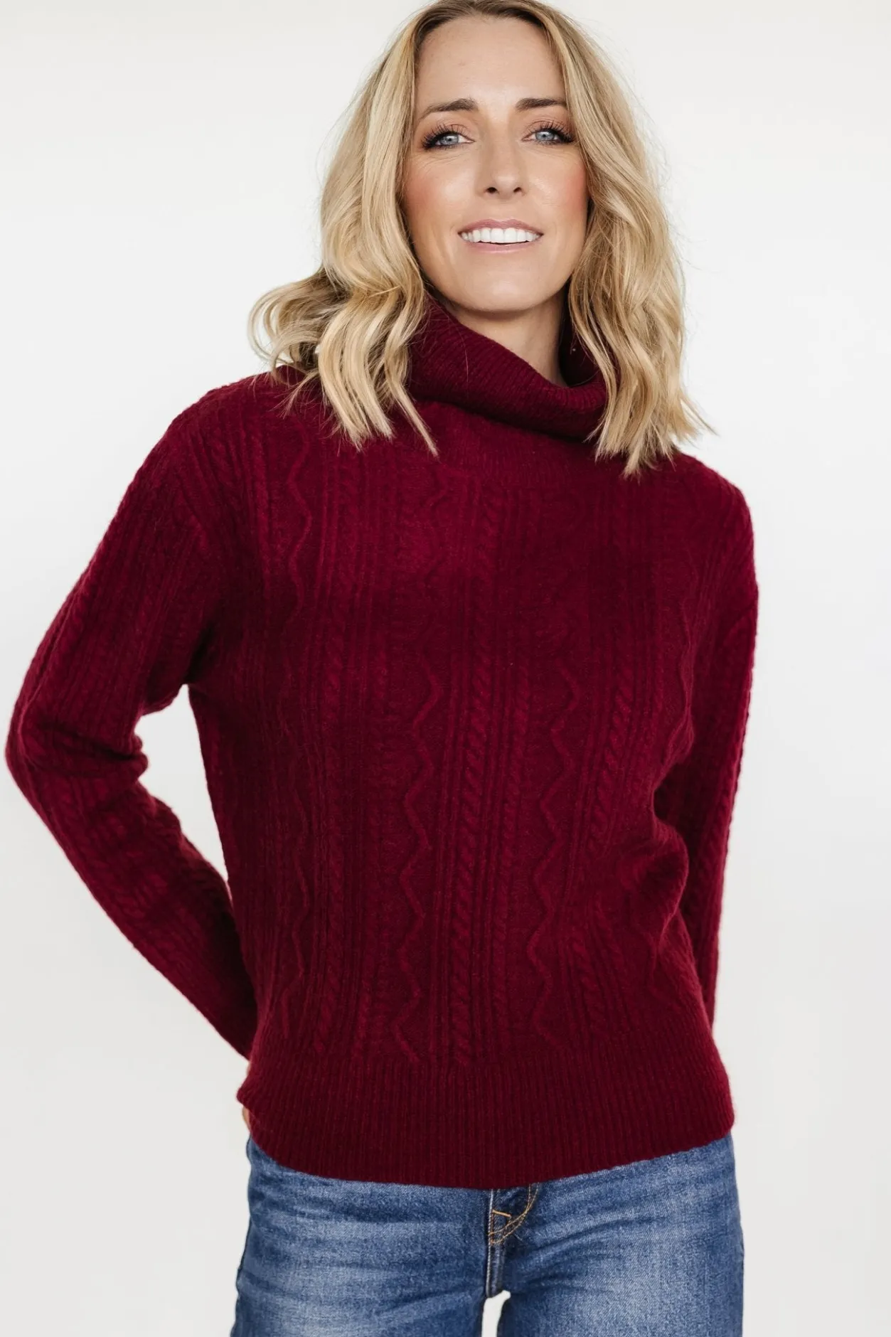 Clearance Baltic Born Luxembourg Sweater | Oxblood