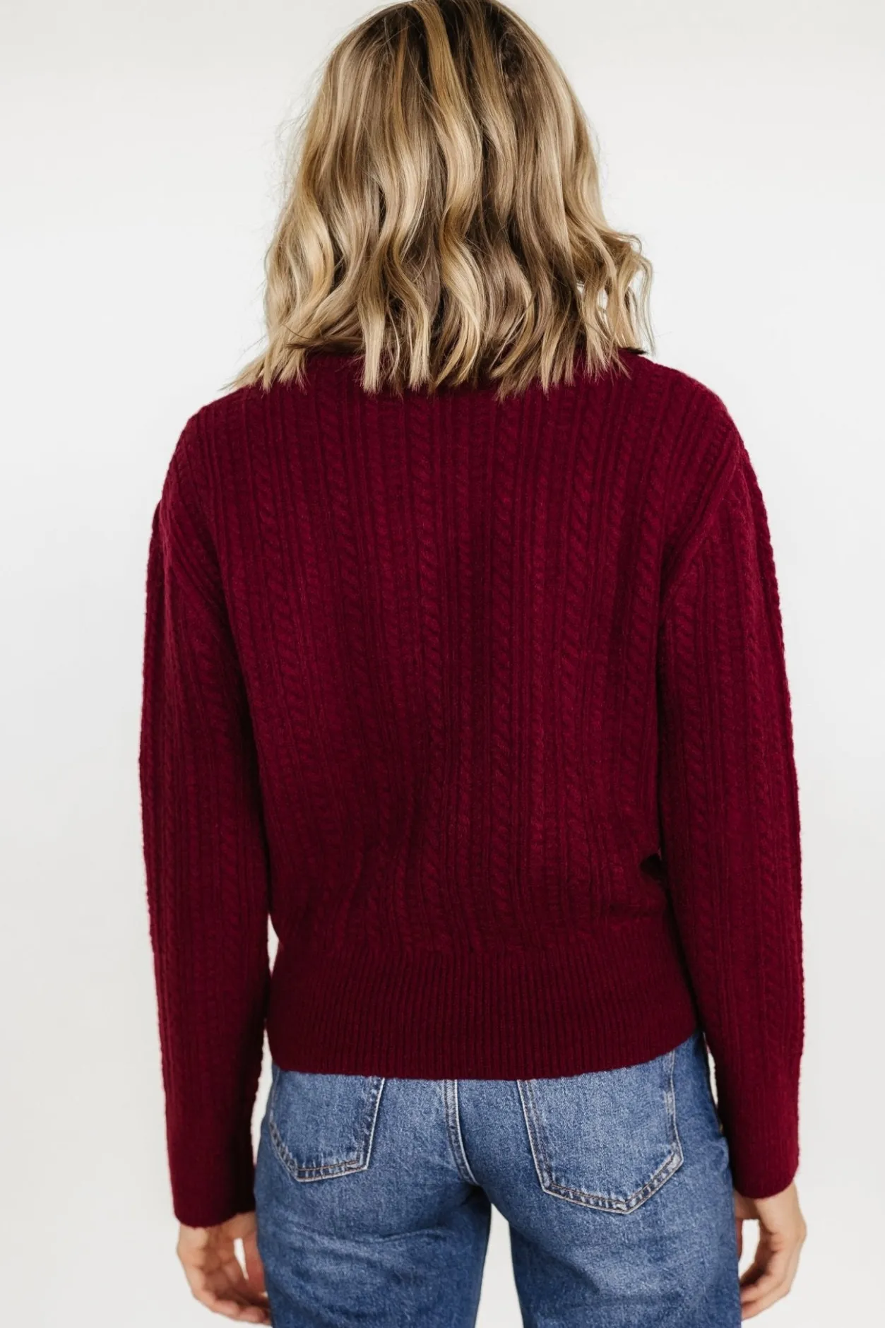 Clearance Baltic Born Luxembourg Sweater | Oxblood