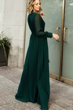 Discount Baltic Born Lydia Maxi Dress | Hunter Green HunterGreen