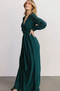Discount Baltic Born Lydia Maxi Dress | Hunter Green HunterGreen