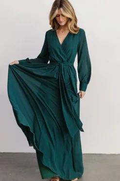 Discount Baltic Born Lydia Maxi Dress | Hunter Green HunterGreen