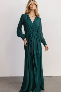 Discount Baltic Born Lydia Maxi Dress | Hunter Green HunterGreen