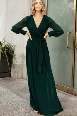 Discount Baltic Born Lydia Maxi Dress | Hunter Green HunterGreen