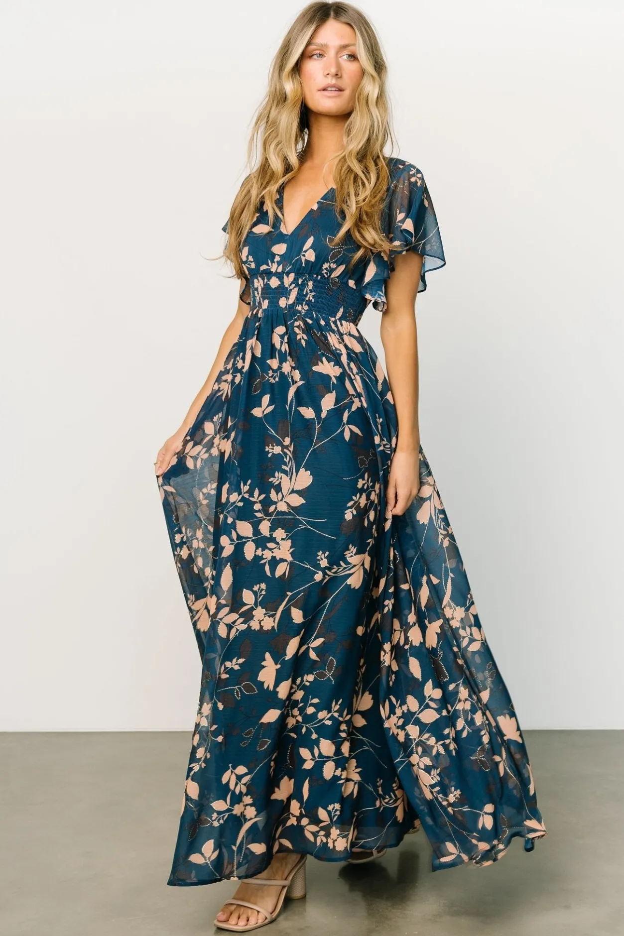 Sale Baltic Born Lynlee Metallic Maxi Dress | Topaz