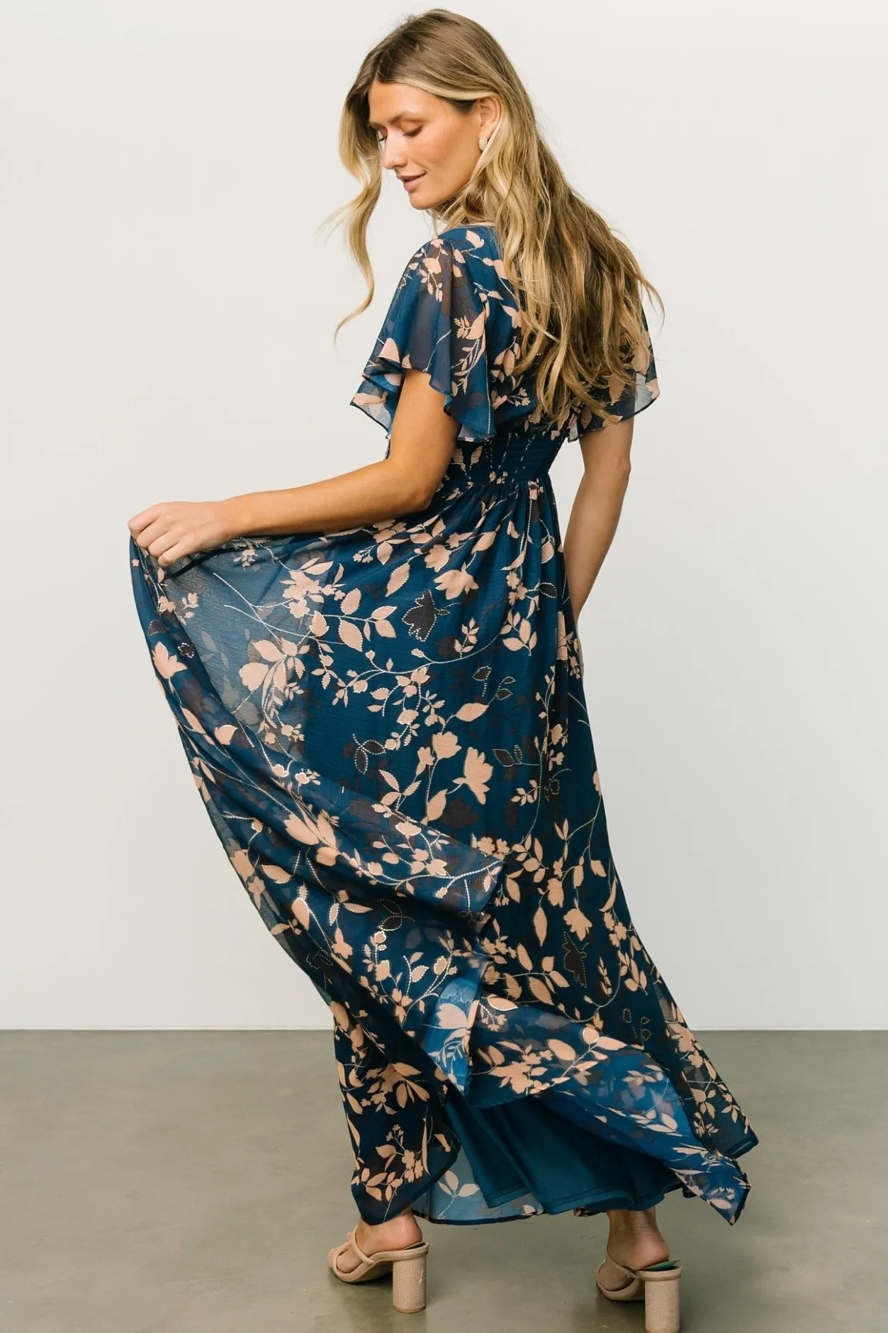 Sale Baltic Born Lynlee Metallic Maxi Dress | Topaz