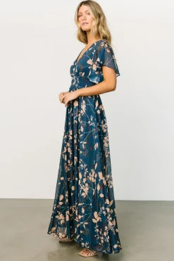 Sale Baltic Born Lynlee Metallic Maxi Dress | Topaz