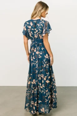 Sale Baltic Born Lynlee Metallic Maxi Dress | Topaz