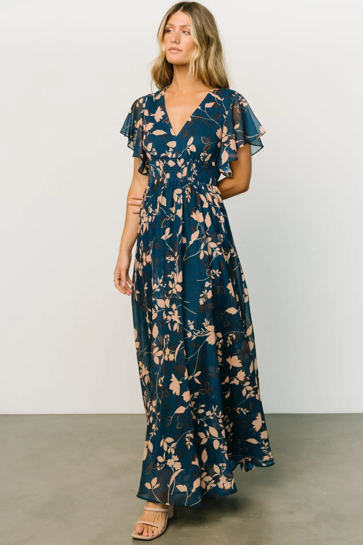 Sale Baltic Born Lynlee Metallic Maxi Dress | Topaz