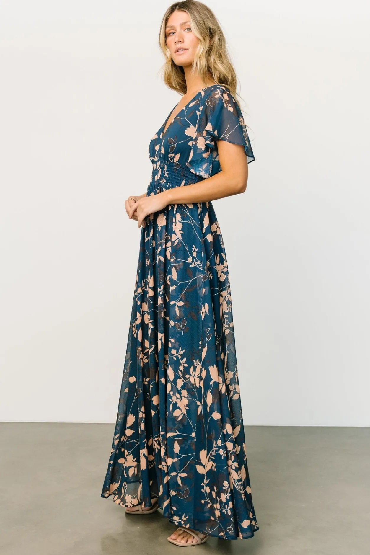 Sale Baltic Born Lynlee Metallic Maxi Dress | Topaz