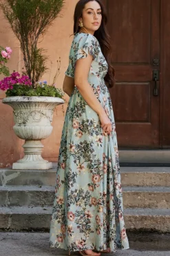 Online Baltic Born Lynlee Metallic Maxi Dress | Light Blue LightBlue