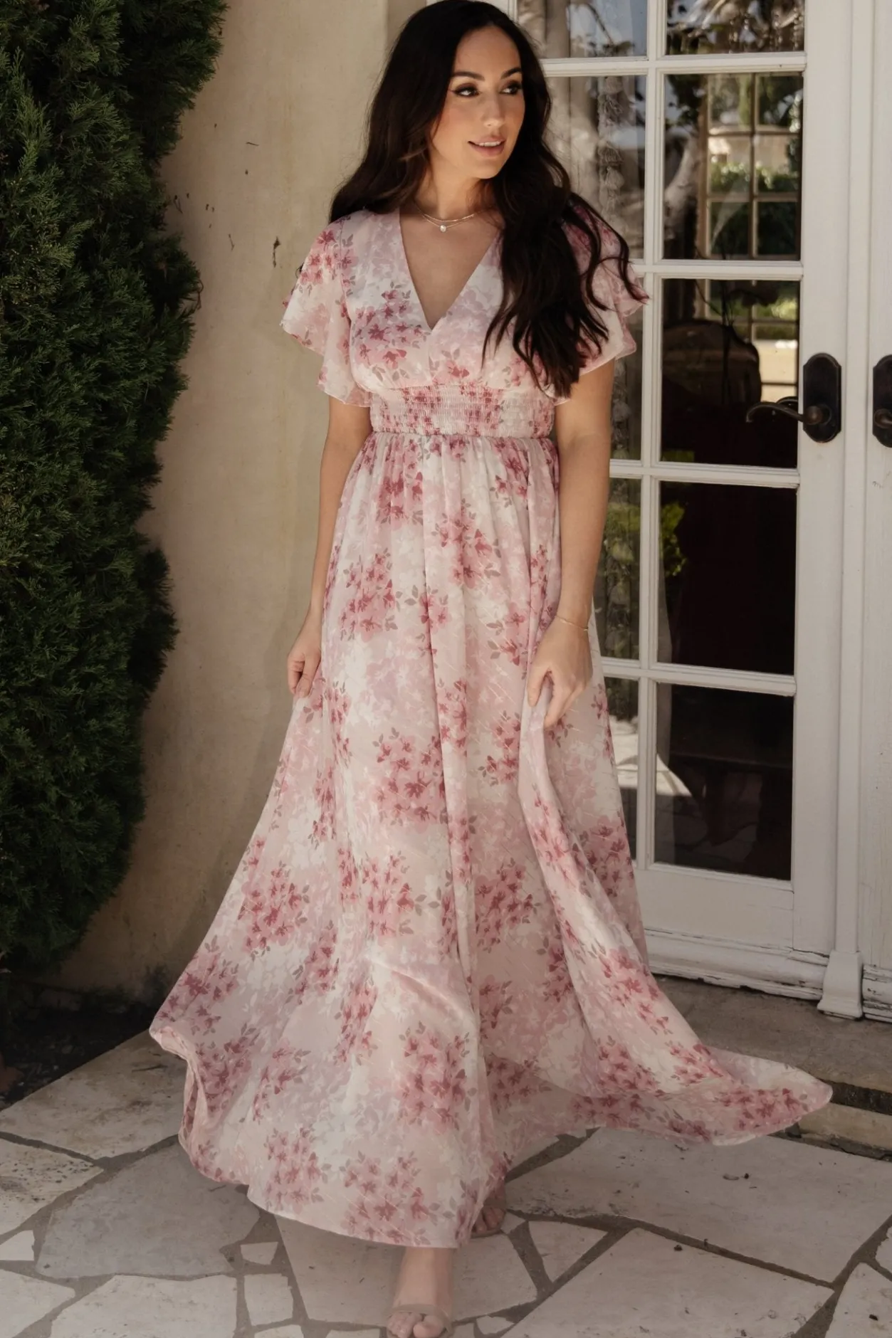 Discount Baltic Born Lynlee Metallic Maxi Dress | Pink Multi PinkMulti