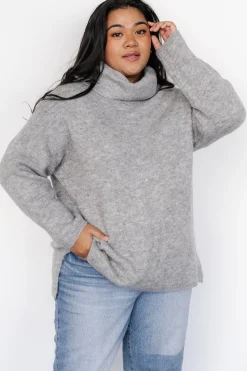 New Baltic Born Lyon Turtleneck Sweater | Gray