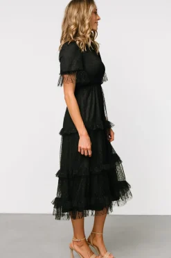 Best Baltic Born Lysandra Smocked Dot Dress | Black