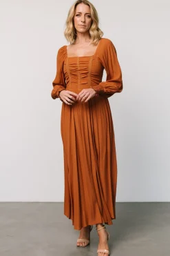 Clearance Baltic Born Maddalena Maxi Dress | Camel