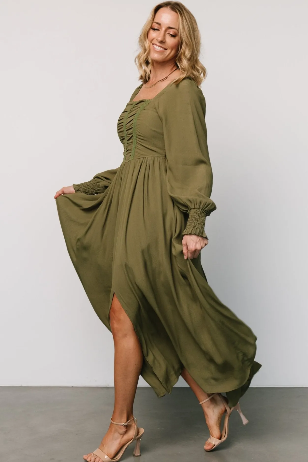 Clearance Baltic Born Maddalena Maxi Dress | Olive