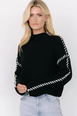 Discount Baltic Born Madden Knit Sweater | Black