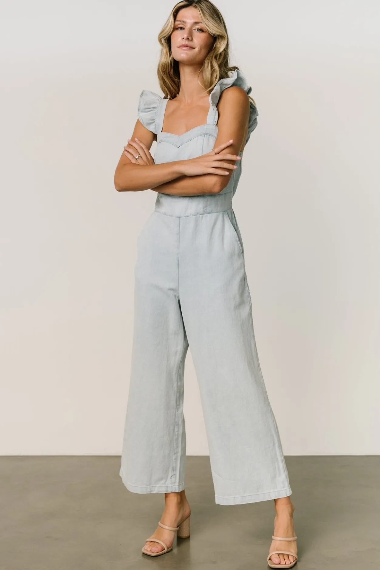 Fashion Baltic Born Madison Denim Jumpsuit | Blue