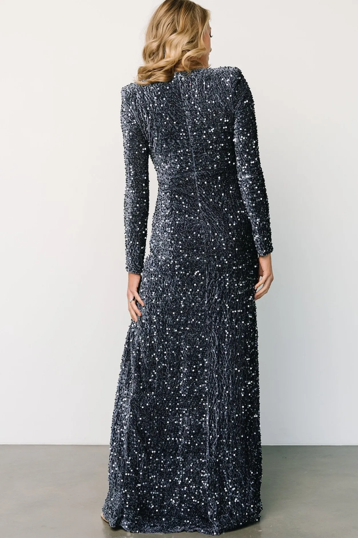 Online Baltic Born Madonna Sequin Maxi Dress | Slate