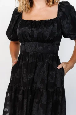 New Baltic Born Mae Midi Dress | Black