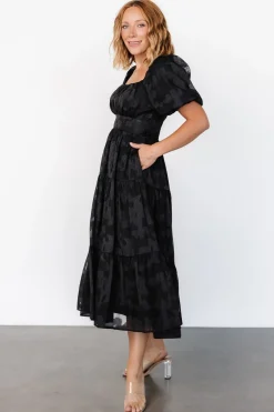 New Baltic Born Mae Midi Dress | Black