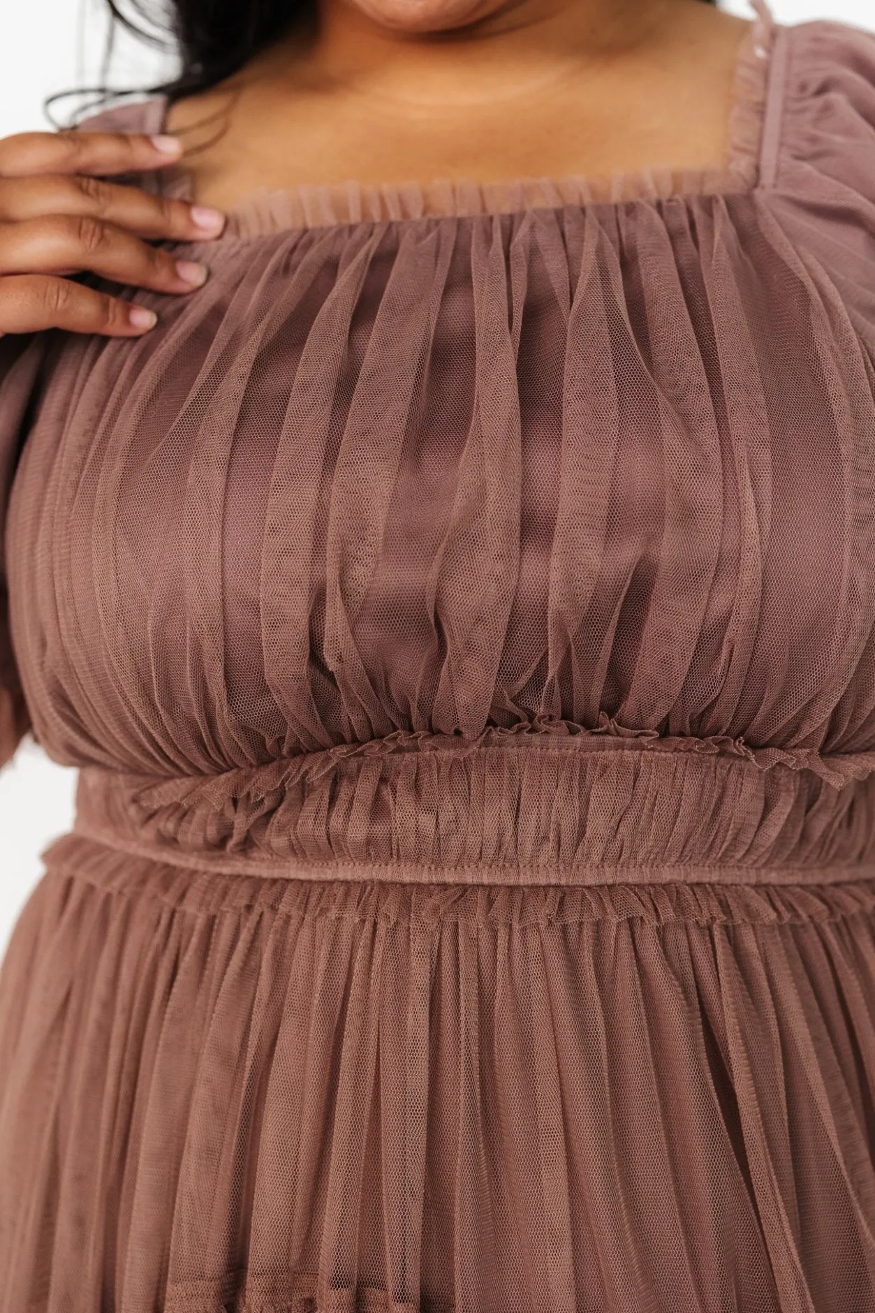 Best Baltic Born Magdalena Tulle Maxi Dress | Mink