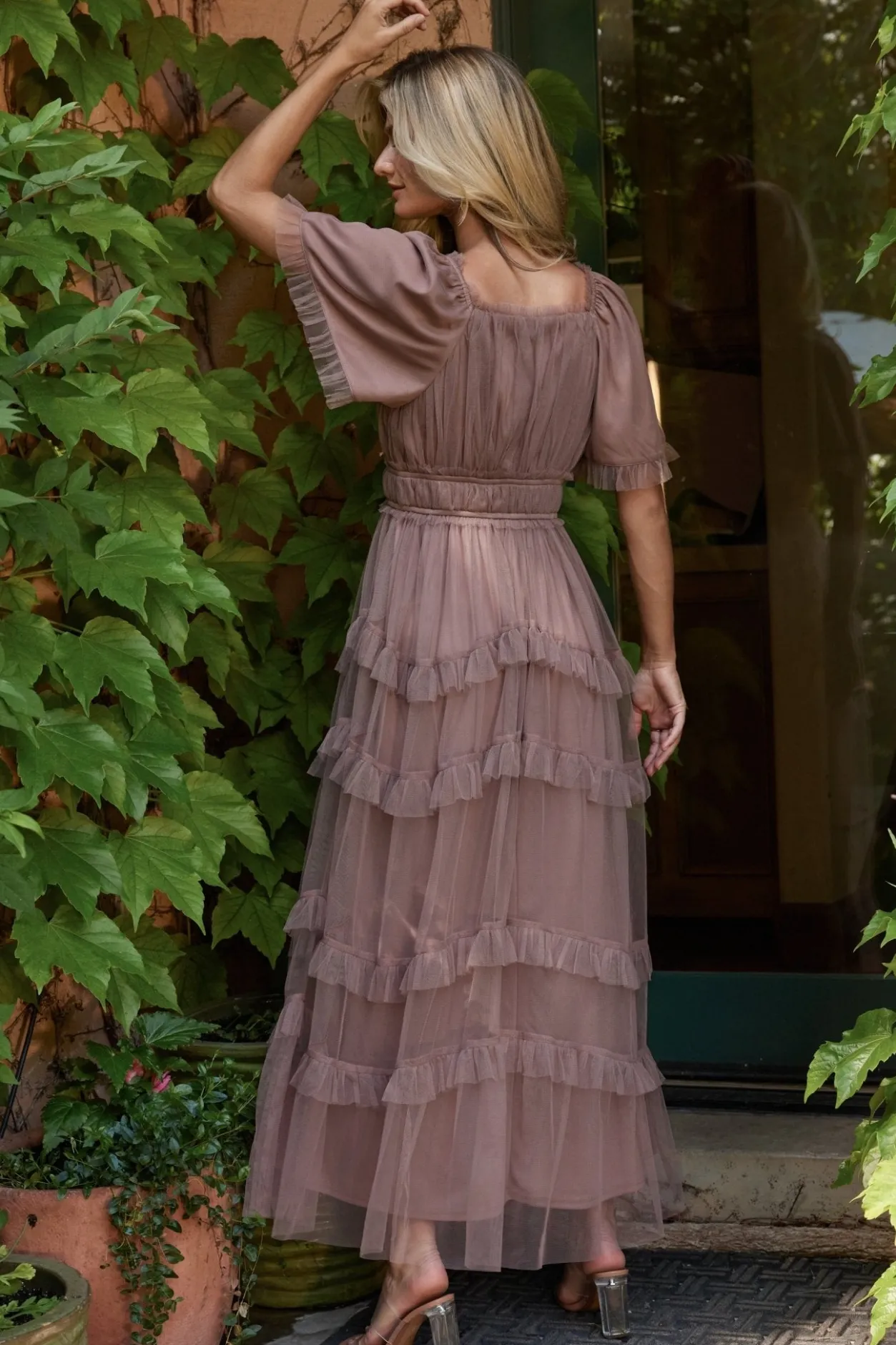 Best Baltic Born Magdalena Tulle Maxi Dress | Mink