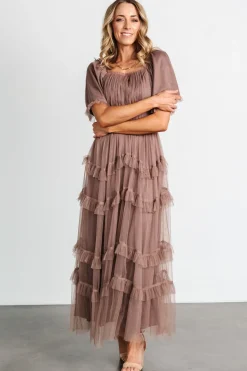 Best Baltic Born Magdalena Tulle Maxi Dress | Mink