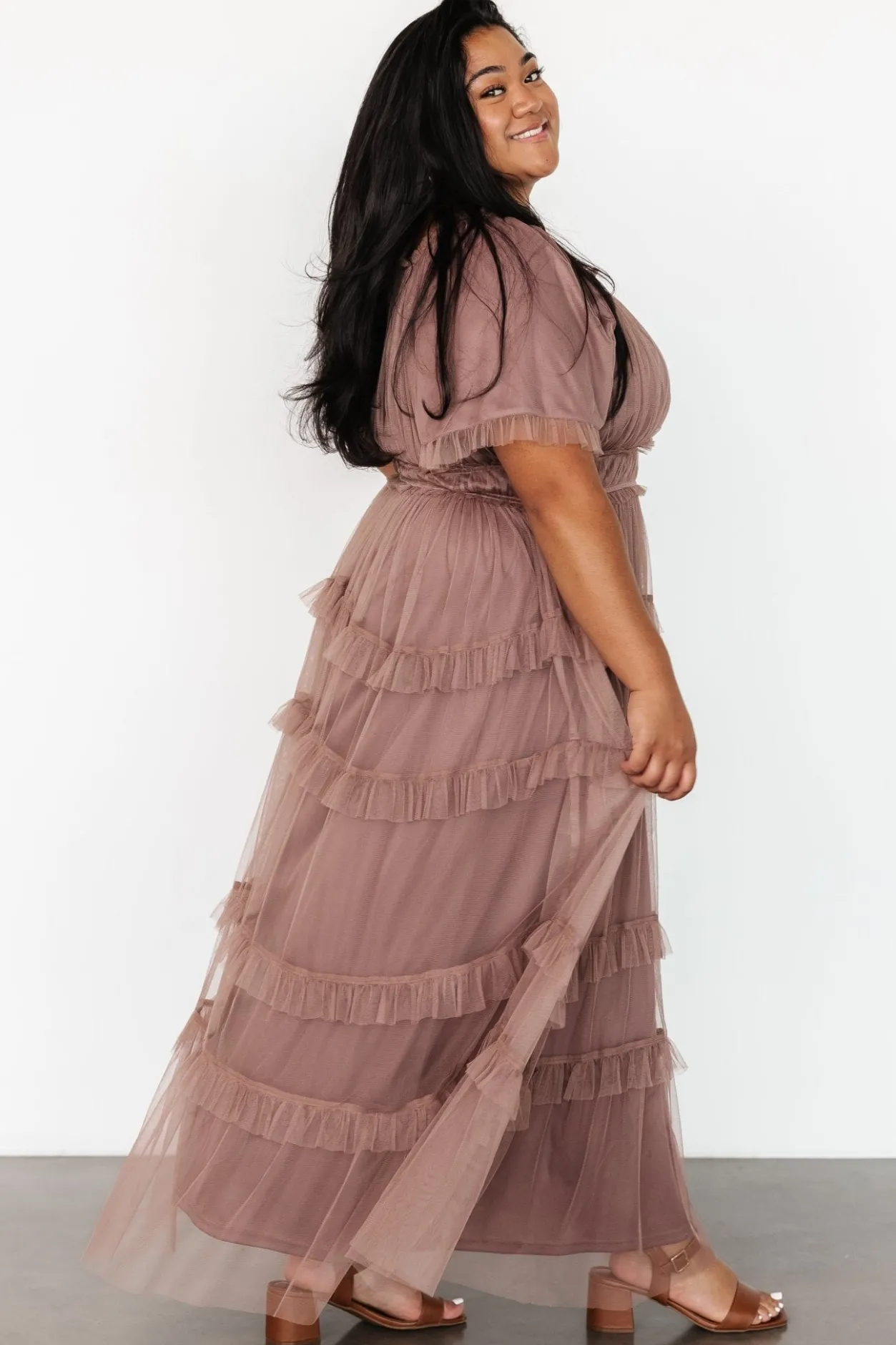 Best Baltic Born Magdalena Tulle Maxi Dress | Mink