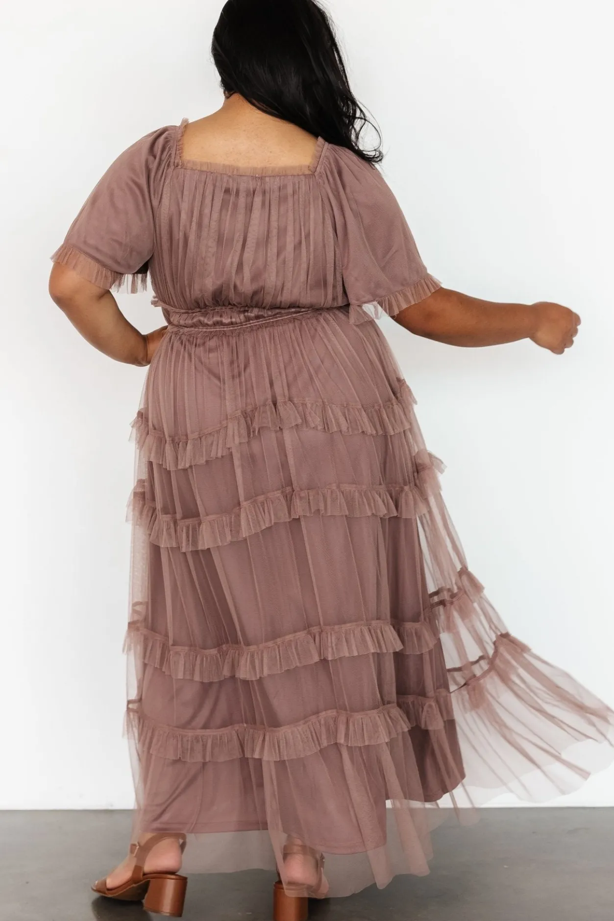 Best Baltic Born Magdalena Tulle Maxi Dress | Mink