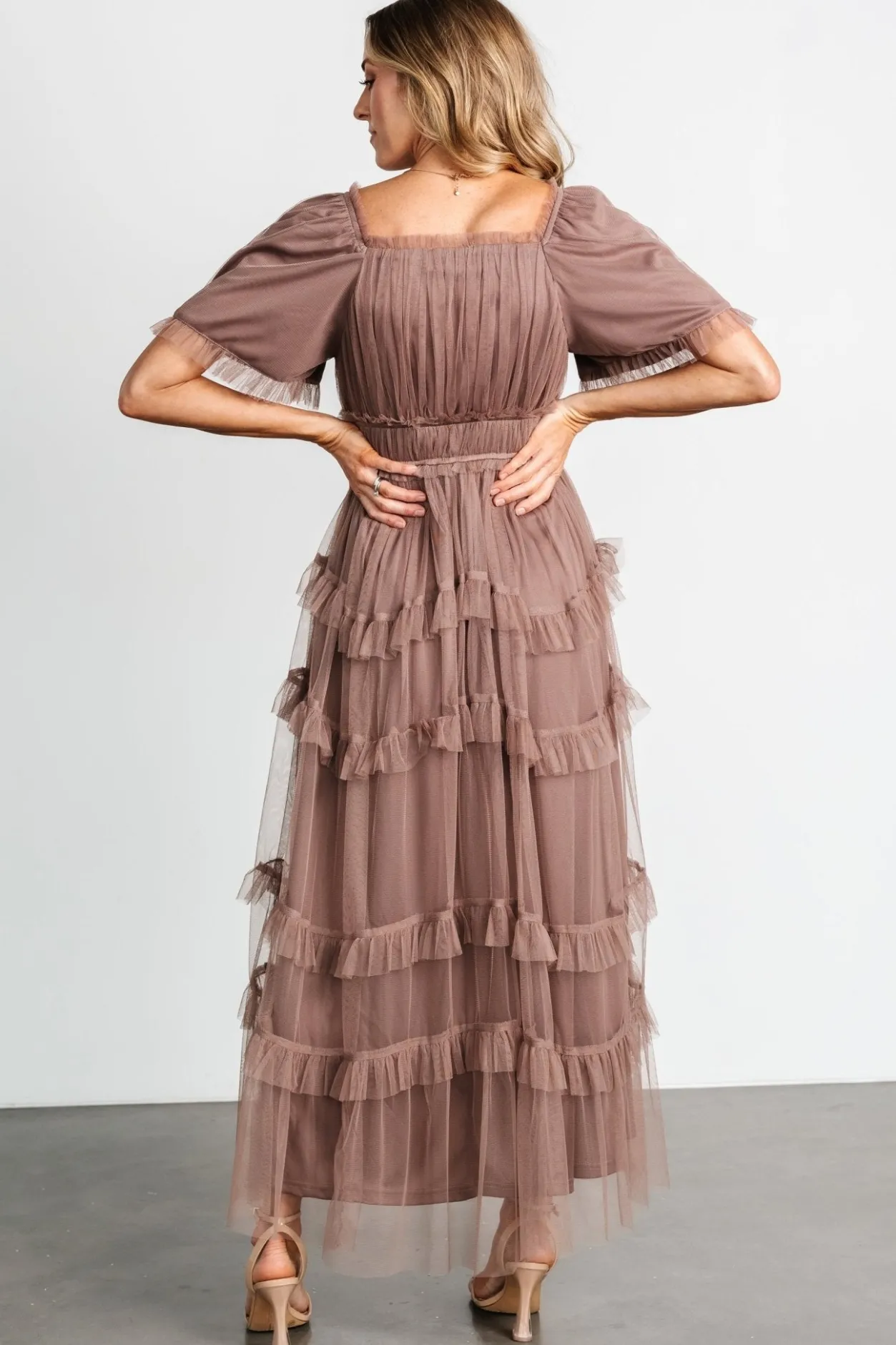 Best Baltic Born Magdalena Tulle Maxi Dress | Mink