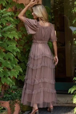 Best Baltic Born Magdalena Tulle Maxi Dress | Mink