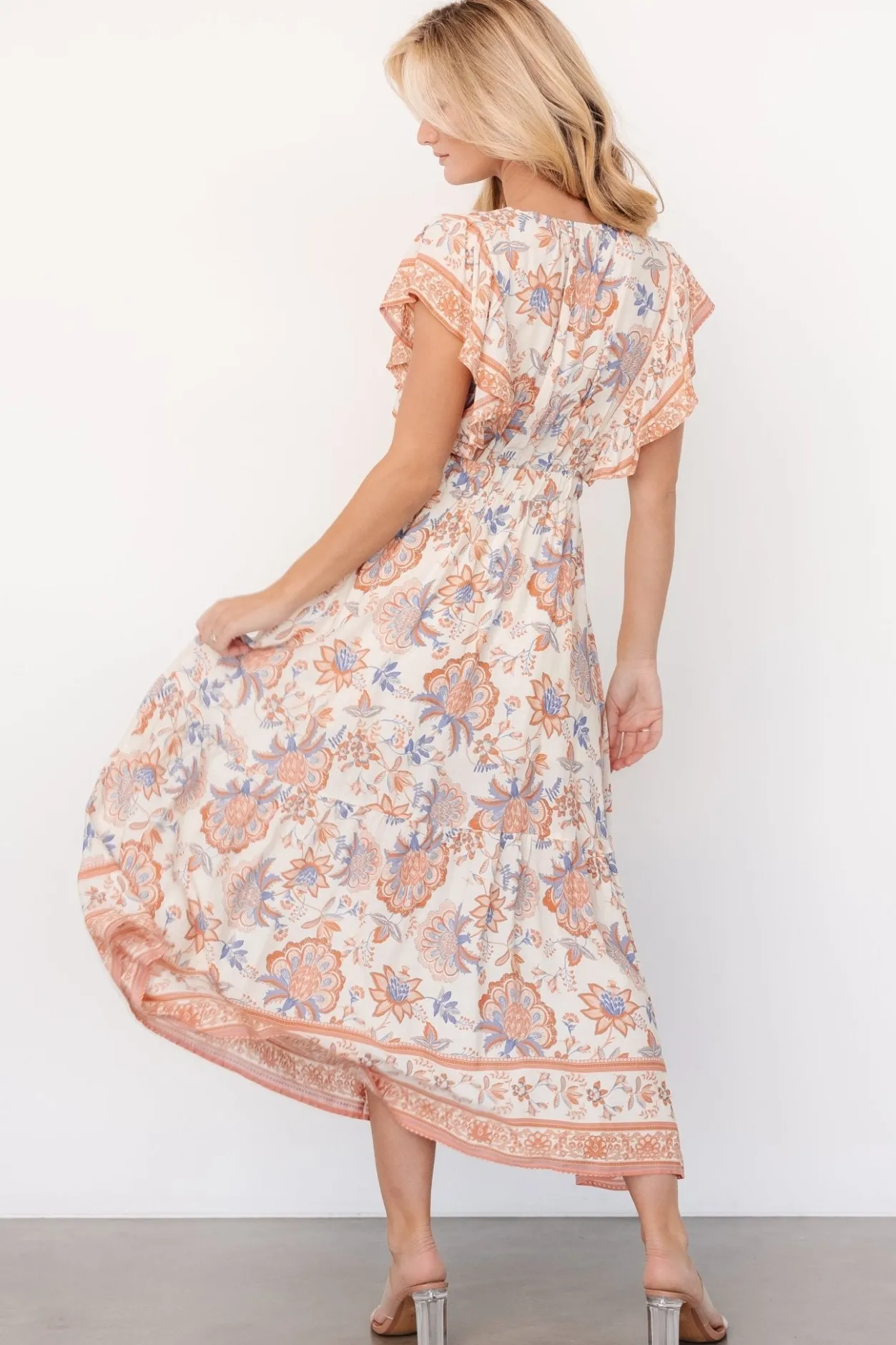 Outlet Baltic Born Maggie Maxi Dress | Cream Multi CreamMulti