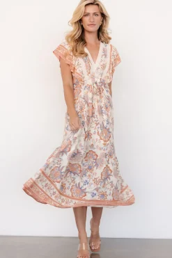 Outlet Baltic Born Maggie Maxi Dress | Cream Multi CreamMulti
