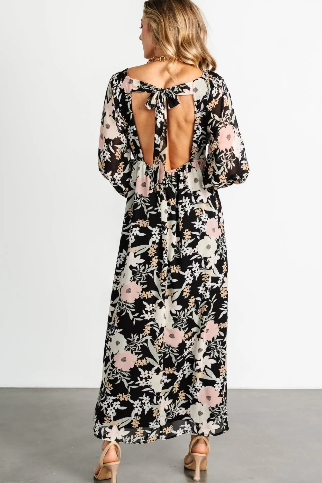 Outlet Baltic Born Maisie Maxi Dress | Black Floral BlackFloral
