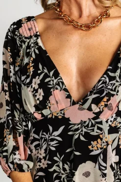 Outlet Baltic Born Maisie Maxi Dress | Black Floral BlackFloral
