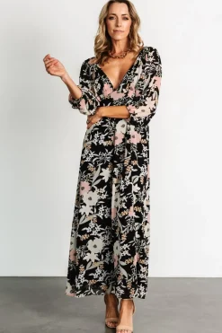 Outlet Baltic Born Maisie Maxi Dress | Black Floral BlackFloral