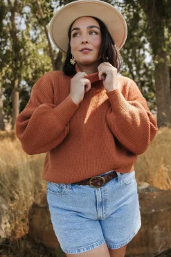 Discount Baltic Born Malcolm Turtleneck Sweater | Spice