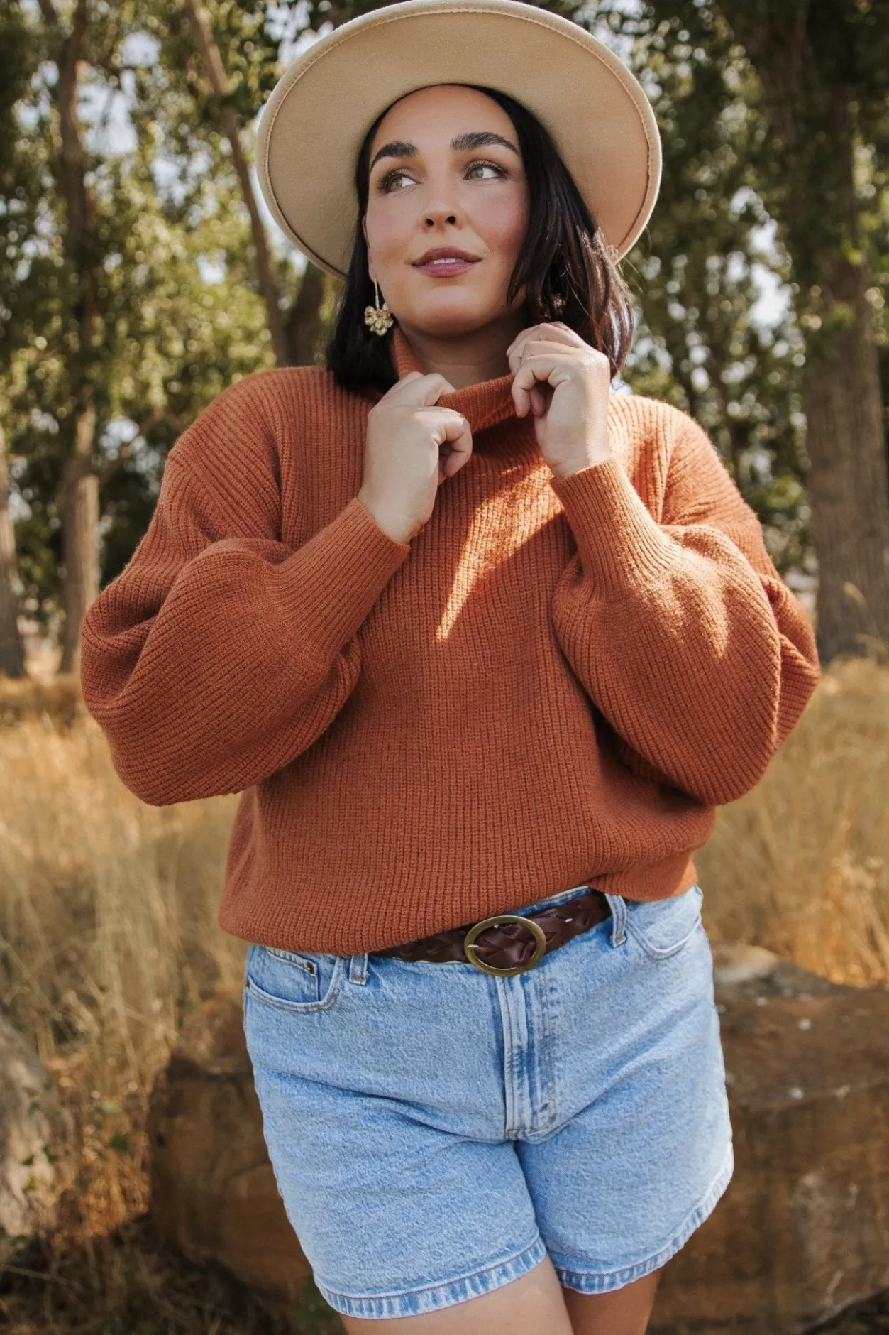Discount Baltic Born Malcolm Turtleneck Sweater | Spice
