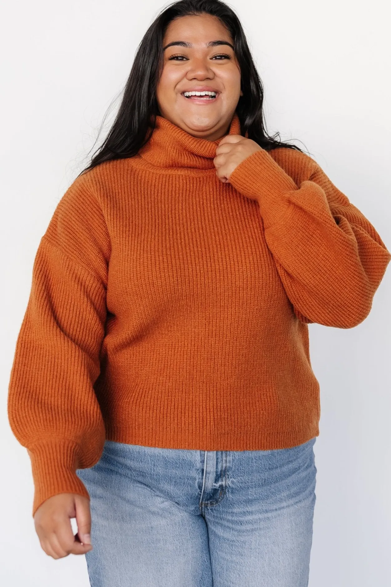 Discount Baltic Born Malcolm Turtleneck Sweater | Spice