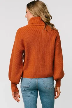 Discount Baltic Born Malcolm Turtleneck Sweater | Spice