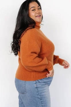 Discount Baltic Born Malcolm Turtleneck Sweater | Spice