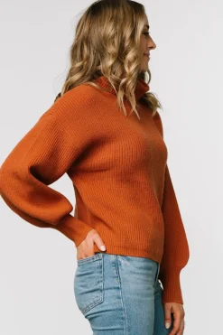 Discount Baltic Born Malcolm Turtleneck Sweater | Spice