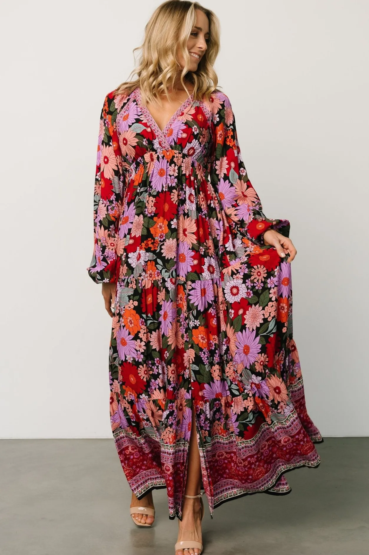 Best Baltic Born Malena Maxi Dress | Black Multi BlackMulti