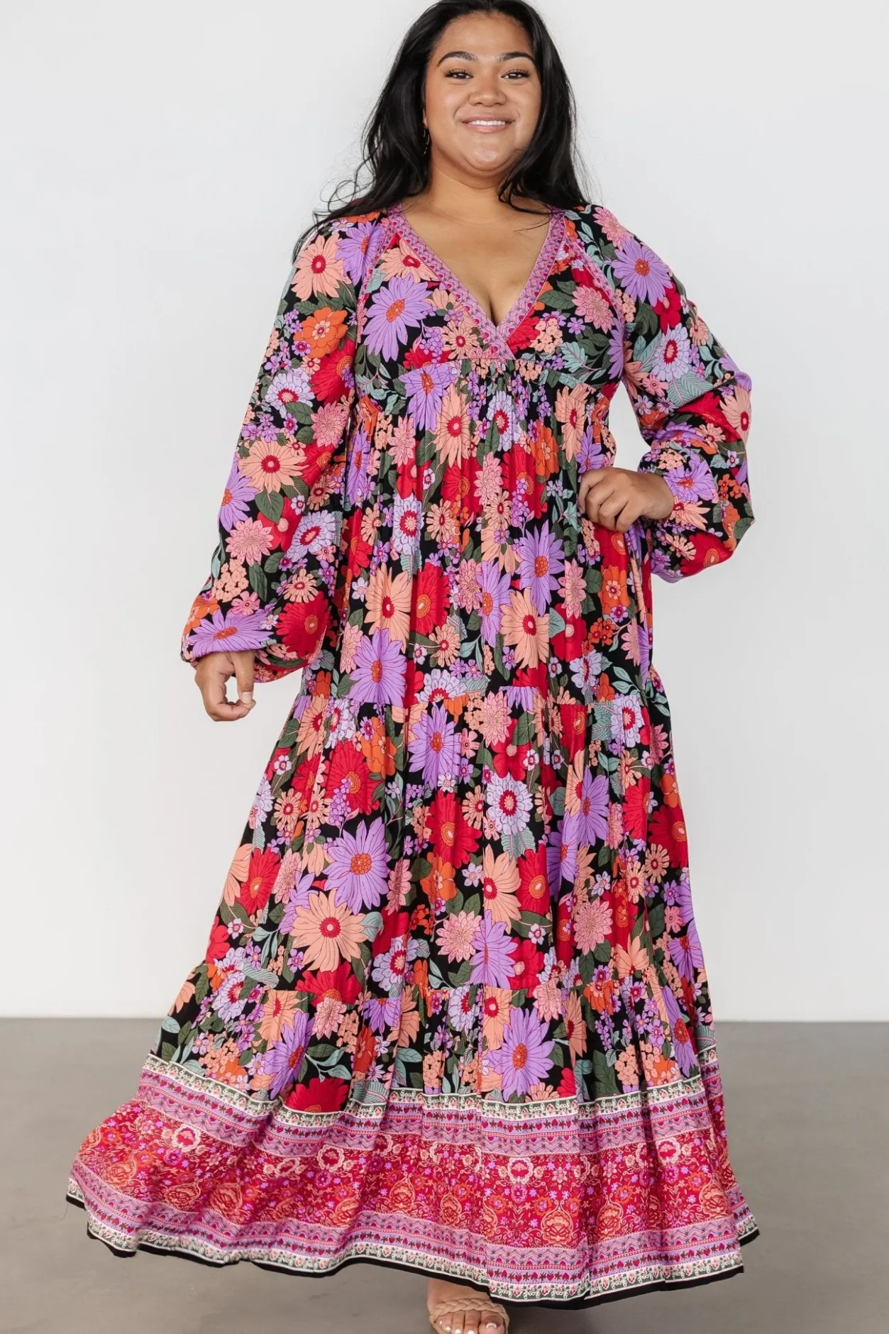 Best Baltic Born Malena Maxi Dress | Black Multi BlackMulti