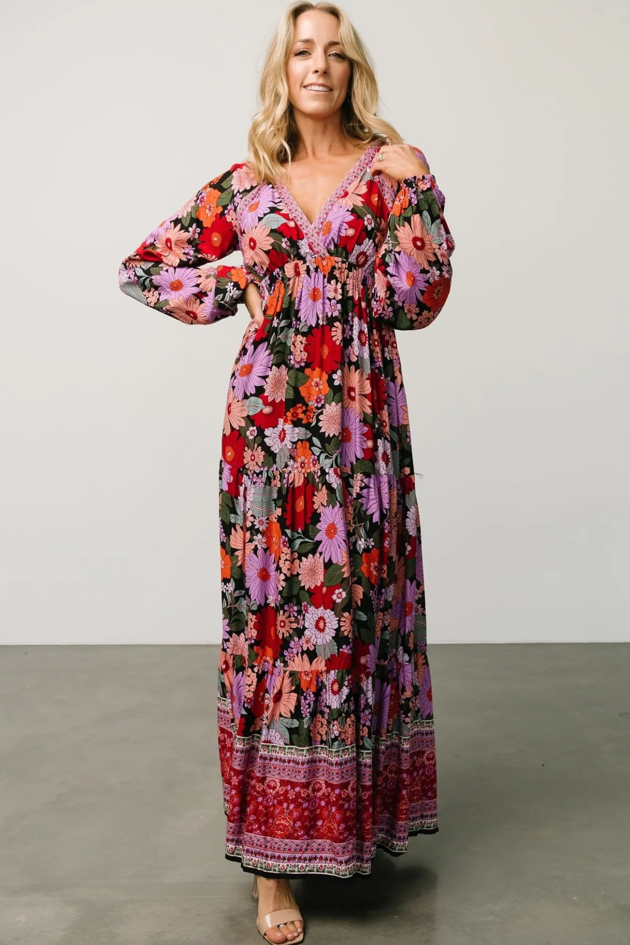 Best Baltic Born Malena Maxi Dress | Black Multi BlackMulti