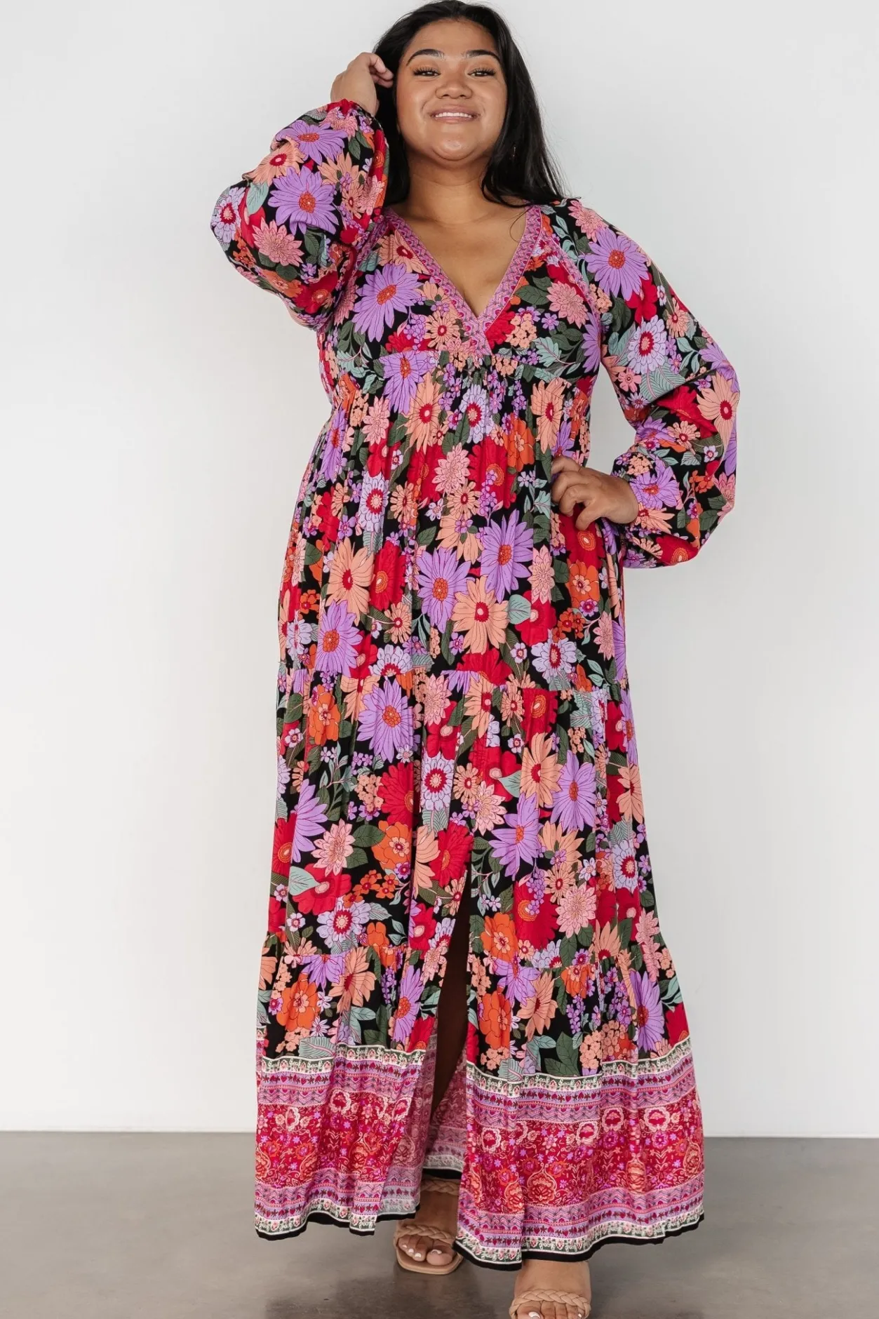 Best Baltic Born Malena Maxi Dress | Black Multi BlackMulti