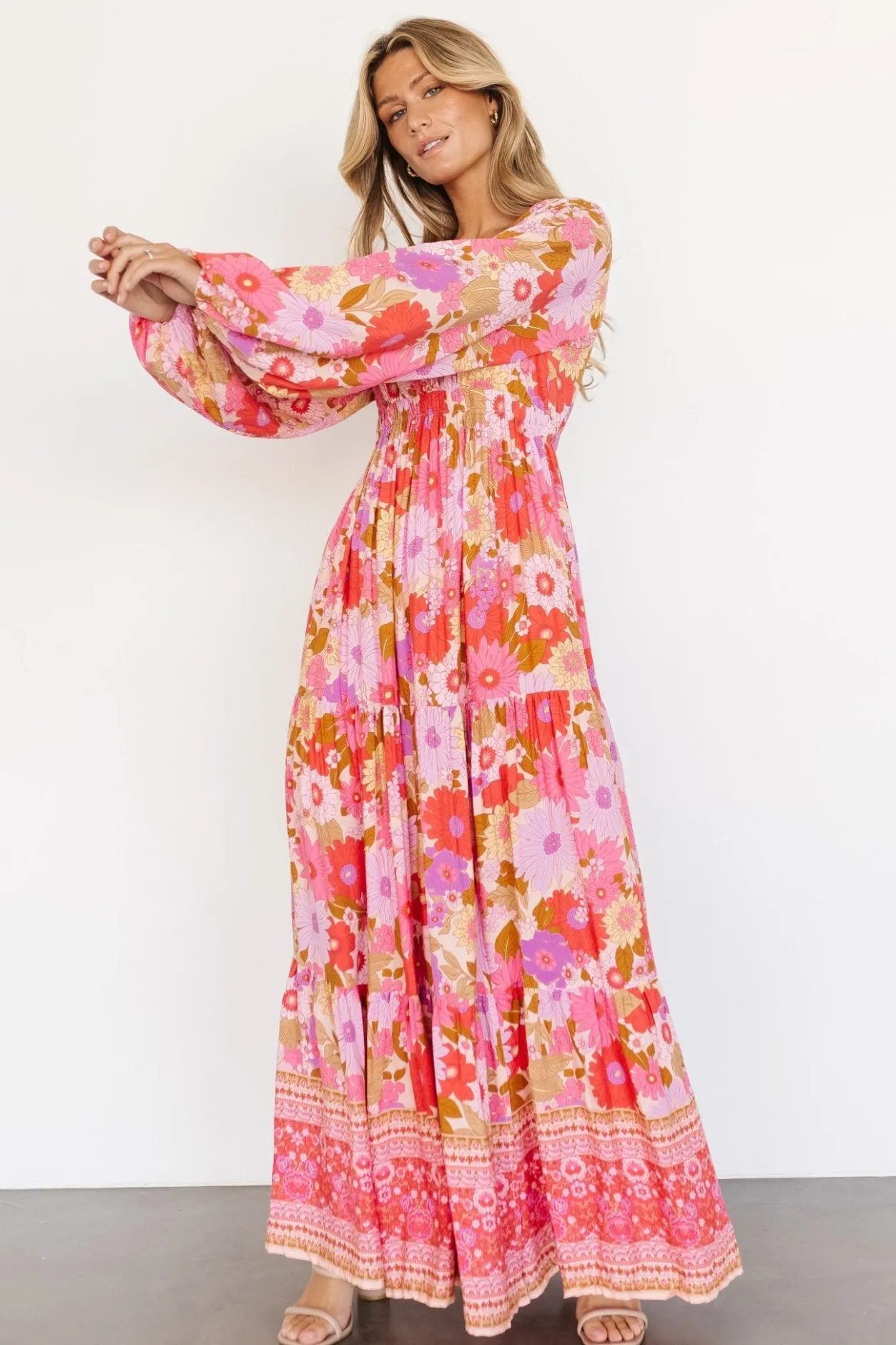Outlet Baltic Born Malena Maxi Dress | Pink Multi PinkMulti