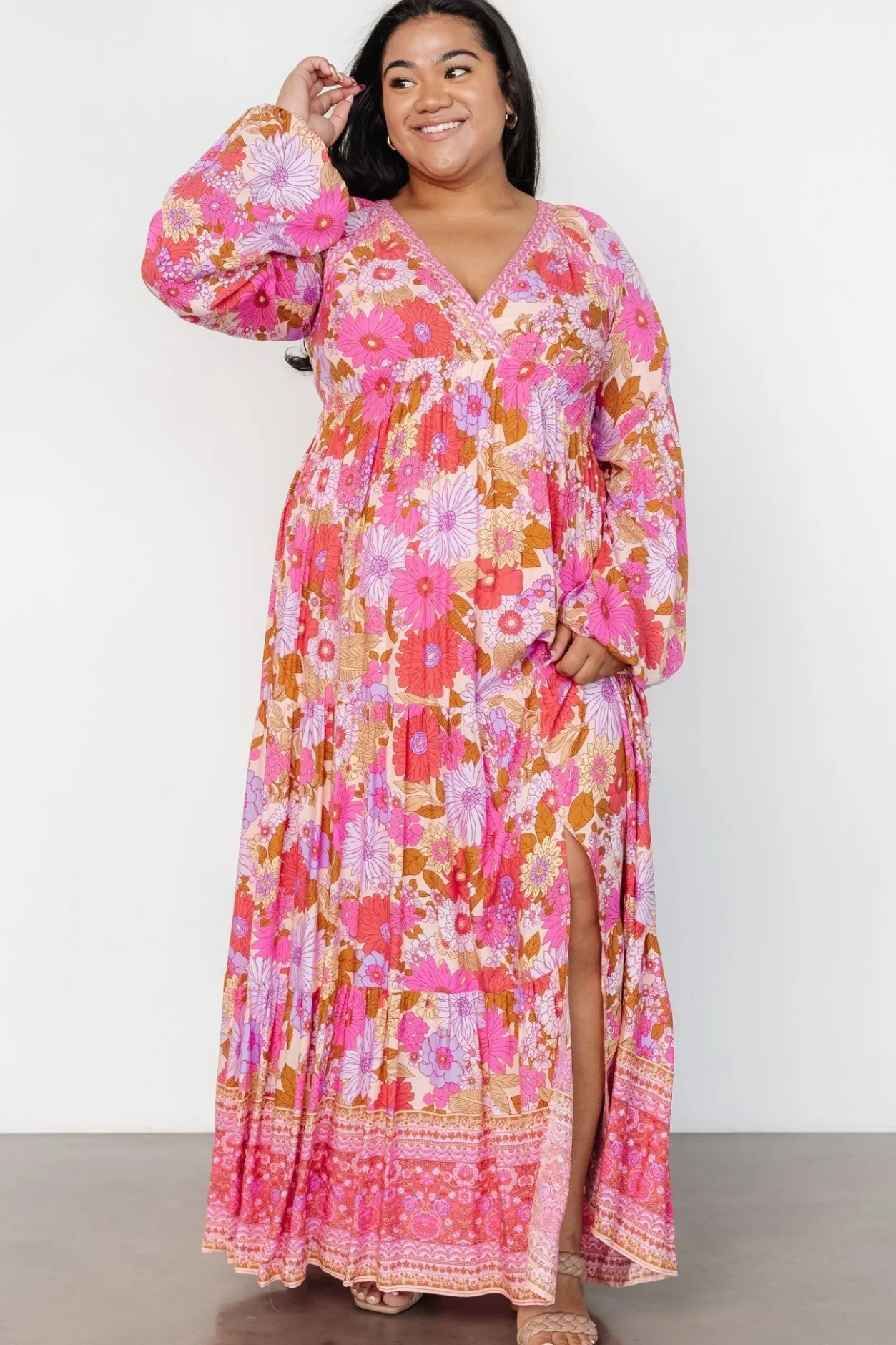 Outlet Baltic Born Malena Maxi Dress | Pink Multi PinkMulti