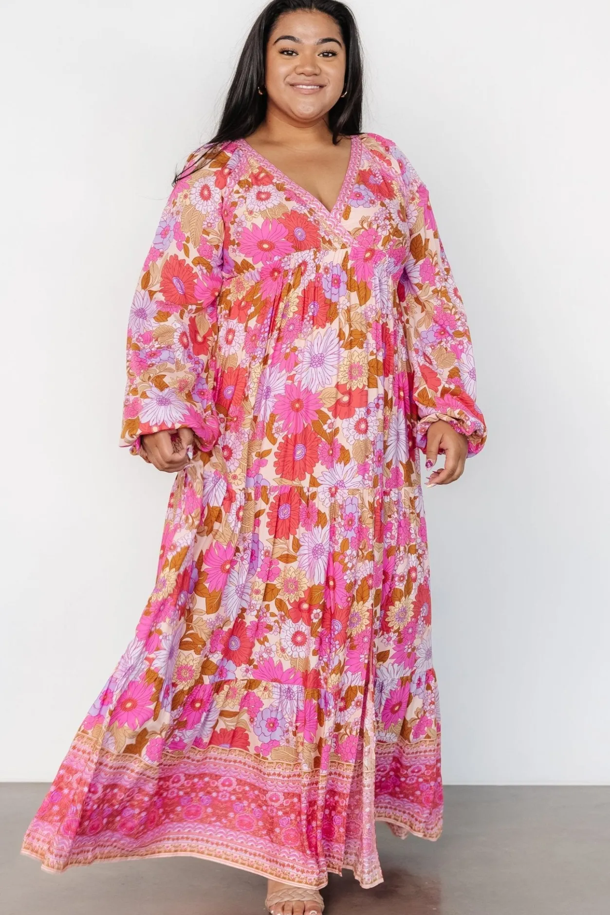 Outlet Baltic Born Malena Maxi Dress | Pink Multi PinkMulti